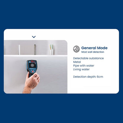 BOSCH D-TECT 120 Detector de metais Scanner Display digital profissional Detector de parede Localizador de pinos para cabo, cano de água, madeira, metal
