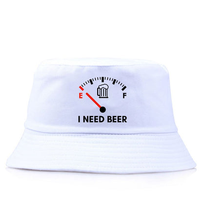 I Need Beer Reversible Bucket Hat Woman Man Outdoor Sun Beach Summer Panama Hats Girl Boy Sport Casual Fisherman Caps Visor Caps