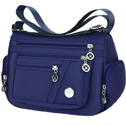 Fashionable Multi-Pocket Large Capacity Bag, Can Be Worn on One Shoulder or Diagonally, Casual and Versatile