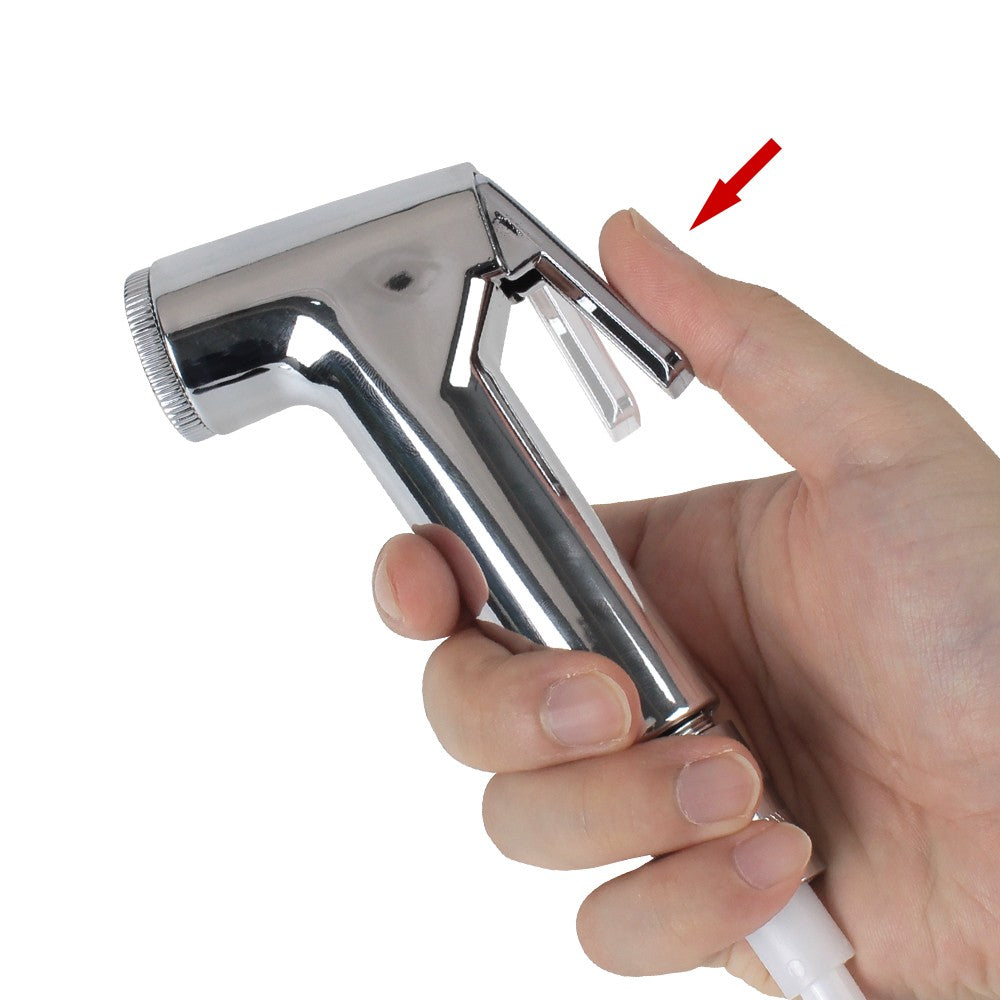 Shower Head Nozzle Portable Handheld Bidet Toilet Sprayer with Telephone Shower Hose Spray Gun