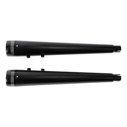 Motorcycle 4" Slip-on Mufflers Exhaust Pipes For Harley Touring Electra Street Glide 1995-2016