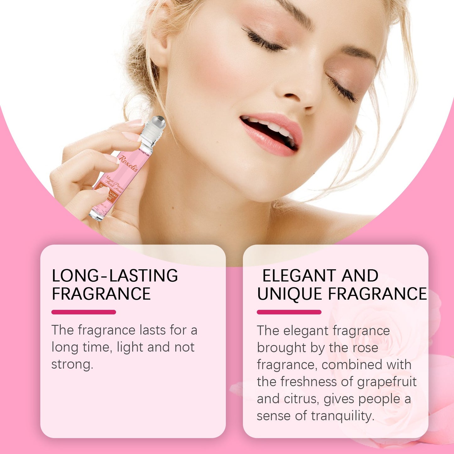 Roxelis Ball Floral Perfume Last Fragrance Portable Perfume Charming Charm Perfume Pheromone Fragrance Perfume Charm Fragrance