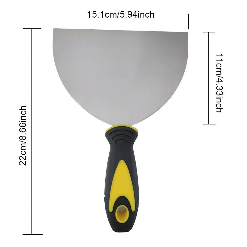 LiTuiLi Espátula de Putty de 6 Polegadas Lâmina para Acabamento de Pintura, Preenchimento, Espátula de Reboco em Aço Inoxidável Ferramentas de Construção