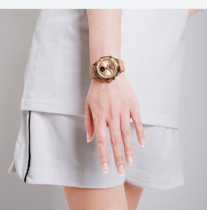 NAVIFORCE Top Brand Women's Watch Outdoor Sports Waterproof Watches Dual Time Display Quartz Wristwatches Rubber Digital Clock