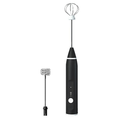 Handheld milk frother, egg beater, electric coffee machine, 3-speed rechargeable jam cake cream machine, kitchen blender