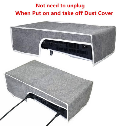 Anti-Scratch Dustproof Cover For PS5 Pro Horizontal Dust Cloth Protective Cover Console Gaming Accessories