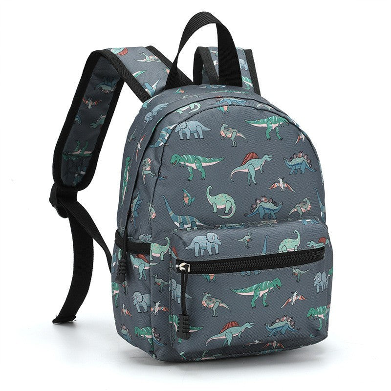 Children's Adjustable Shoulder Backpack Jurassic Cartoon Bags Boys Girls Student Large Capacity Backpacks Kids School Travel Bag