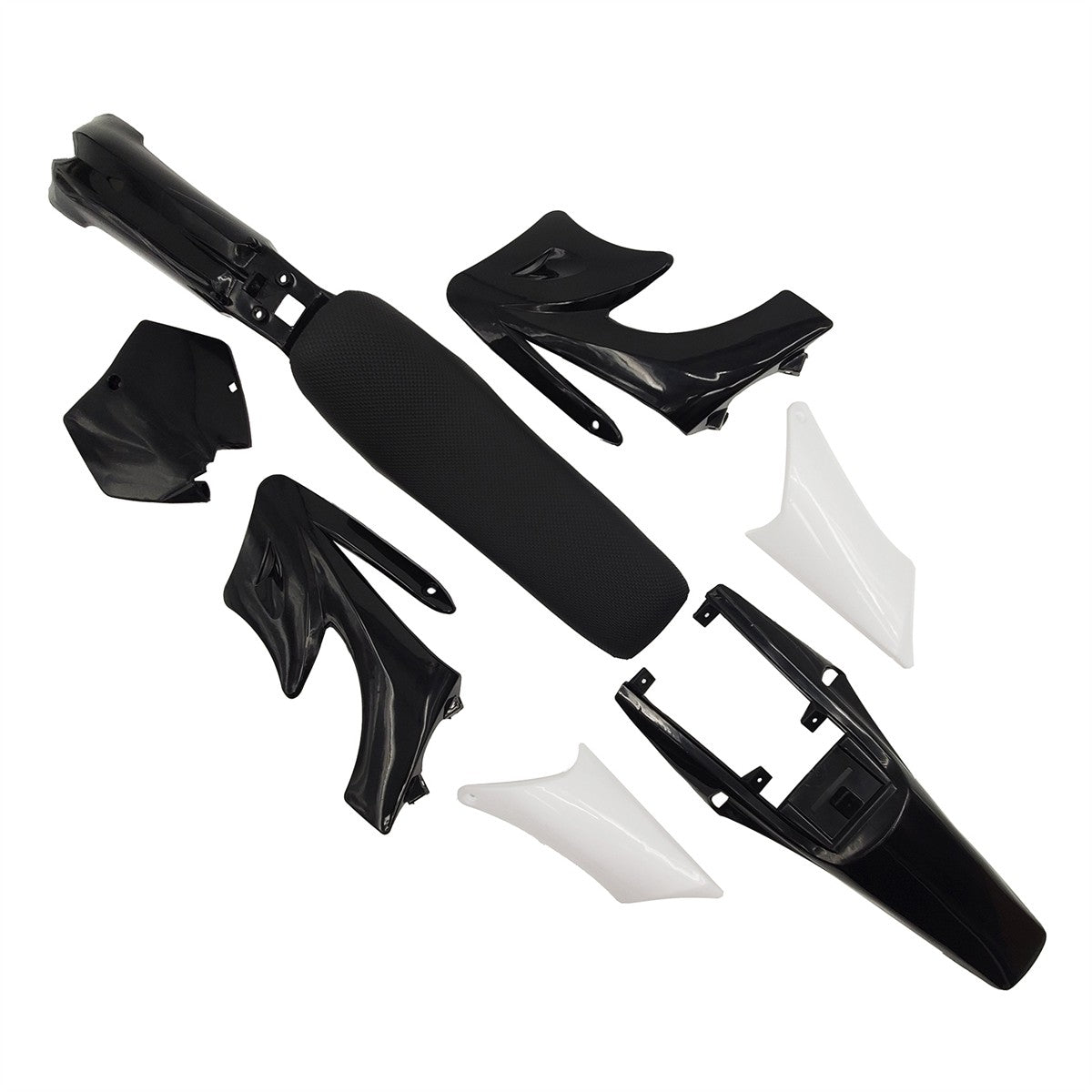 7 Cores Moto Apollo Infantil Bicicleta de Trilha Minimoto Acessórios Plásticos Carenagem Para-lamas Assento Almofada Kit Carroceria