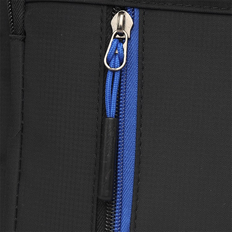 1 men's crossbody bag with zip closure, adjustable shoulder strap, and multiple storage compartments, suitable for daily commuti