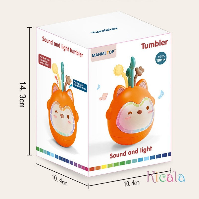 Silicone Pull String Baby Toy Silicone Baby Musical Light Up Toys Fine Motor Educational Learning Activity Gift For 0-3 Month