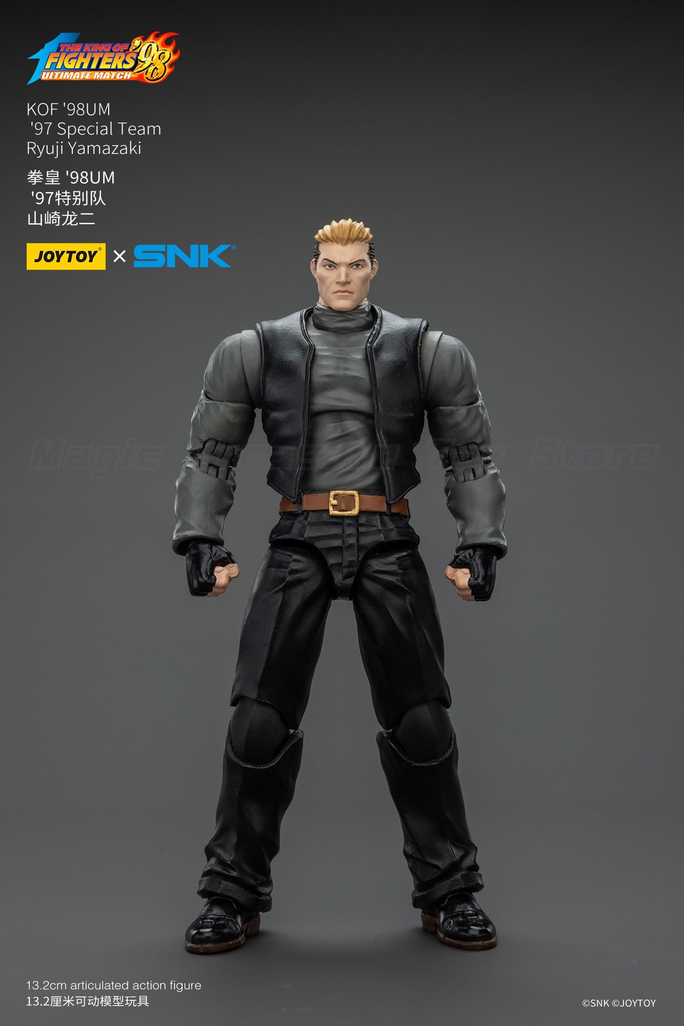 ?Pré-venda?Boneco de Ação Original JOYTOY 1/18 SNK KOF '98UM '97 Special Team Ryuji Yamazaki Presente Brinquedo