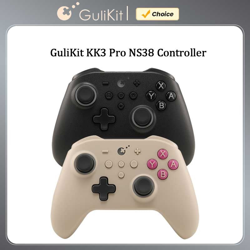 GuliKit KingKong 3 Pro Game Controller?KK33 NS38 Gamepad with Hall Effect Joysticks for PC Windows Nintendo Switch Android iOS