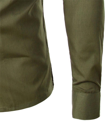 2025 Hot Sale New Fashion Camisa Masculina Long Sleeve Shirt Men Slim fit Design Formal Casual Brand Male Dress Shirt Size M-4XL