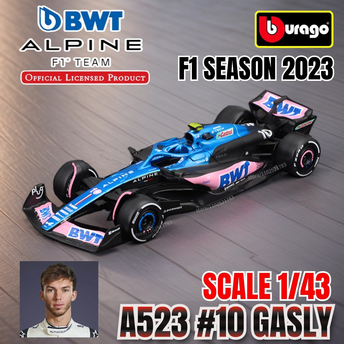 Bburago 1:43 Modelo de Carro de Corrida F1 Réplica em Miniatura Red Bull Mercedes Ferrari Veículo Presente de Natal Brinquedo Infantil para Amigo Menino