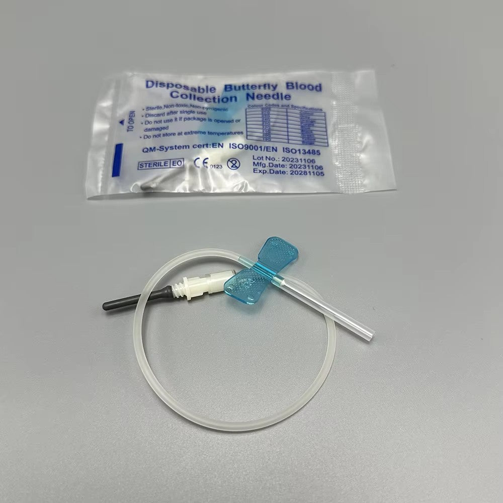 50pcs Disposable Butterfly Blood Collection Needles Double Wing Type for Pet Care at Home Suitable for Cats Dogs And Other