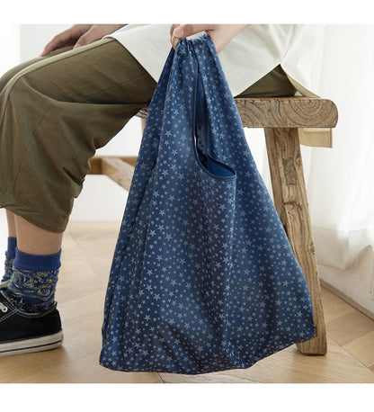 Reusable Foldable Supermarket Shop Large Folding Shopping Bag Easy to Carry Eco-friendly Big Capacity Eco Storage Handbag