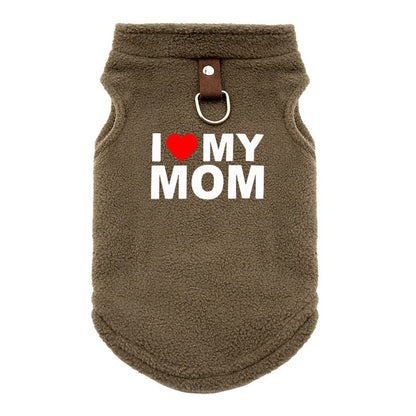 Jaqueta de Inverno para Cães, Roupas de Estimação Corta-vento para Cães Pequenos, Fantasia de Gato, Colete de Cachorro com Anel em D, Roupas para Chihuahua Pug