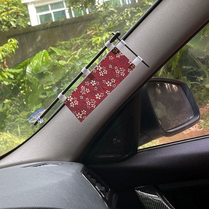JDM Knife Flag Car Interior Decoration Front Glass Accessories Mini Knife Flag Car Culture Decoration