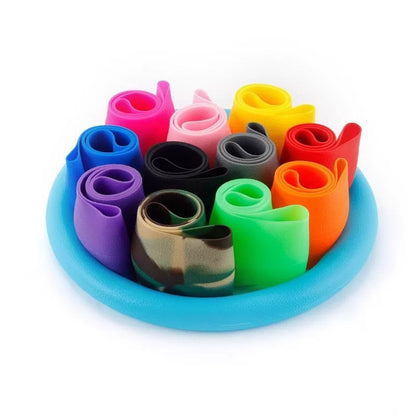 Capa de Volante Universal de Silicone Antiderrapante para Carro Textura Elástica Capas de Volante em Formato de D Acessórios de Decoração para Carro