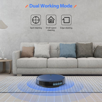 OMESER Blue Robot Vacuum and Mop Combo 2 in 1 Robot Mop and Vacuum 5000Pa Robotic Vacuum Cleaner Floor Carpet Washing Appliance