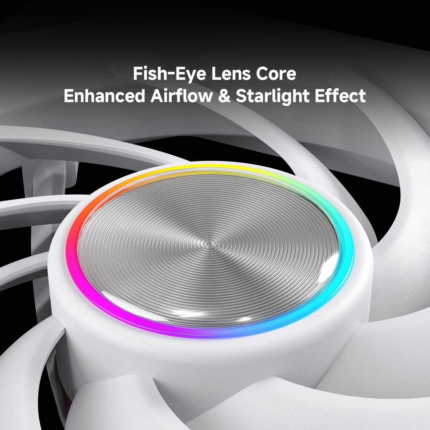 120/240/360mm ARGB PC Case Fan Monolithic Structure Water-Cooled Fan PWM Forward/Reverse Fan Kits Jungle Leopard Starlink Lite