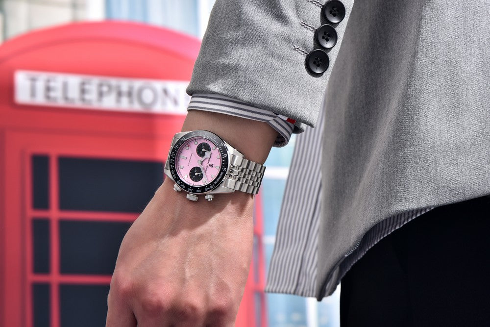 2025 New PAGANI DESIGN Panda Mens Watches Quartz Chronograph Watch For Men Gifts Man AR Sapphire Mirror Ceramic Bezel Waterproof