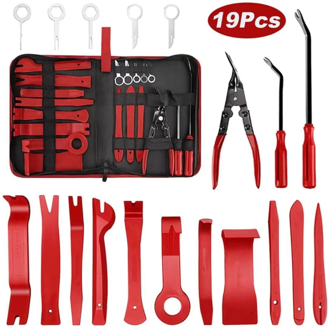 Conjunto de Ferramentas Manuais Automotivas Kit de Ferramentas de Desmontagem de Carro Ferramentas de Reparo de Som DVD Ferramentas de Remoção de Painel de Carro Painel de Acabamento Interno de Plástico
