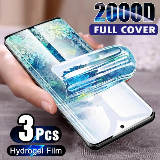 3PCS Full Cover Hydrogel Film For Honor 30 50 60 70 80 GT SE 90 100 V40 Screen Protector For Magic 3 4 5 6 Pro Lite Not Glass