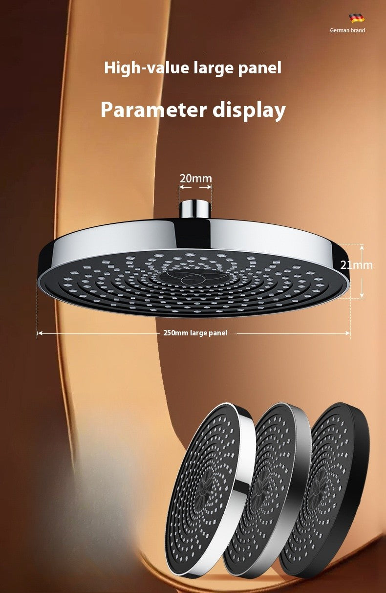 Top spray large water volume pressurized showerhead nozzle pressurized single head shower household shower showerhead