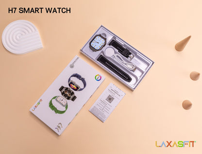 LAXASFIT New Curved Screen Women's Smart Watch 2.01'' AMOLED HD Touch Screen Bluetooth 5.3 Voice Call Men's Fitness Smart Watch