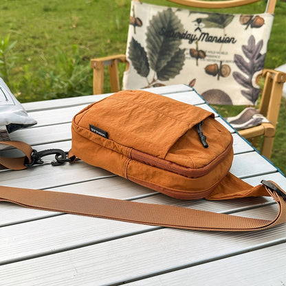 Chest Bag for Men and Women 2025 New Summer Small Backpack Crossbody Bag Casual Shopping Versatile Mobile Phone Bag