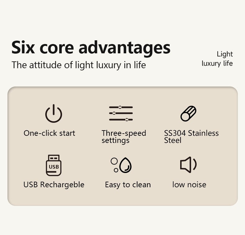 Espumadores de Leite Sem Fio Recarregável USB Elétrico 3 Velocidades Mini Liquidificador Portátil Batedor de Café para Ferramentas de Cozinha
