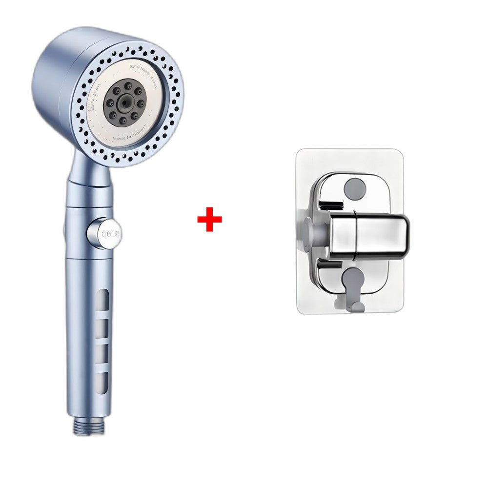 5 Modos de Pulverização Chuveiro Econômico de Água ABS Chuveiros de Mão Spa Grande Fluxo Portátil Banheiro Filtro Bico de Torneira de Chuveiro Conjunto