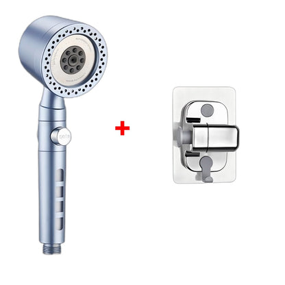 5 Modos de Pulverização Chuveiro Econômico de Água ABS Chuveiros de Mão Spa Grande Fluxo Portátil Banheiro Filtro Bico de Torneira de Chuveiro Conjunto