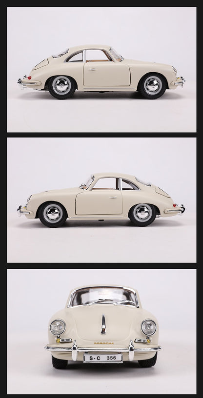 Burago 1:24 1961 Porsche 356B Coupé Modelo em Liga #22079