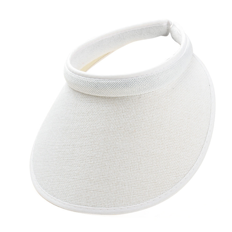 Fashion Summer Empty Top Sun Hat Women's Casual Adjustable Sun Visor Caps Girls Boy Outdoor Sea Beach Trip Cap Casquette