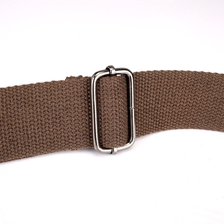 1 men's retro canvas crossbody bag, casual travel shoulder bag, outdoor sports shoulder bag with adjustable shoulder strap