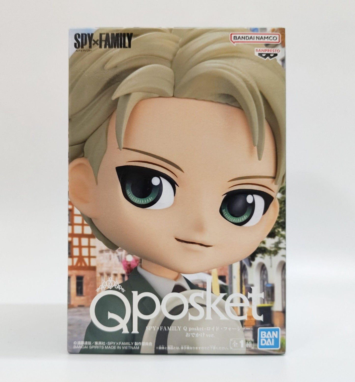 Bandai Original Q Posket Spy X Family Anya Forger Yor Forger Yuri Briar Bonecos de Ação Colecionáveis de Anime Modelo Toy Loid Forger