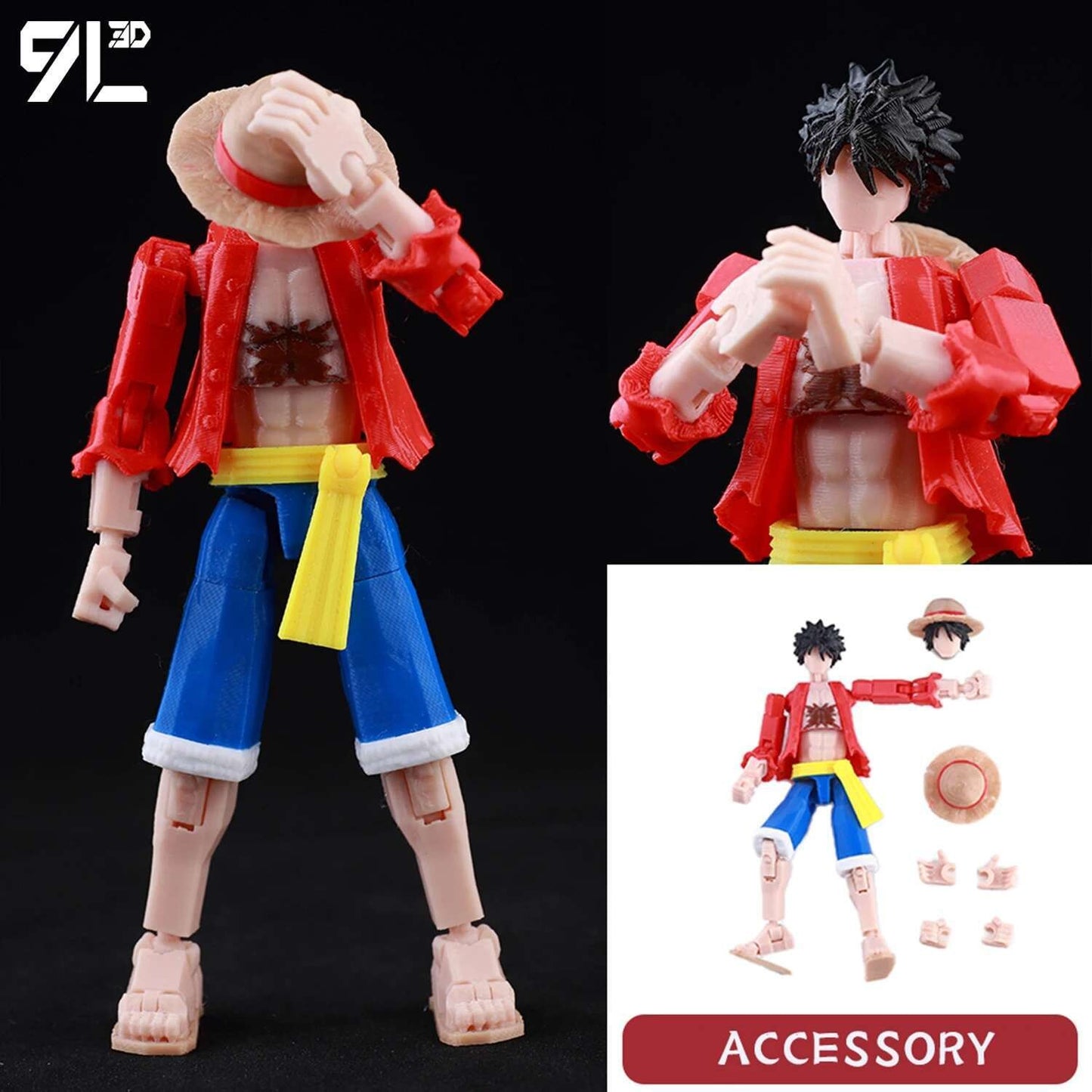 Boneco de Ação Multiarticulado 3D Impresso Dummy13 Homem-Aranha 9L3D Colecionável Marvel com Braços Articulados Boneco para Animação Stop Motion