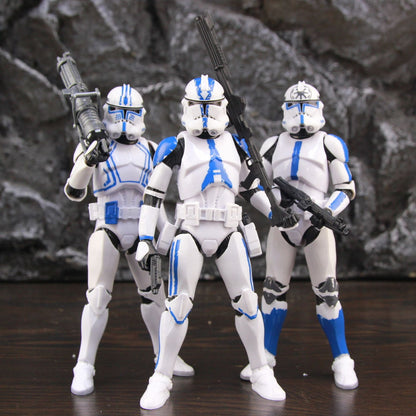 Star Wars 501st Legion ARF ARC Trooper Jesse Hardcase Commander Bane Denal Tup Dogma Boneco de Ação 6" Fase 2 Rex Team Clone Brinquedo