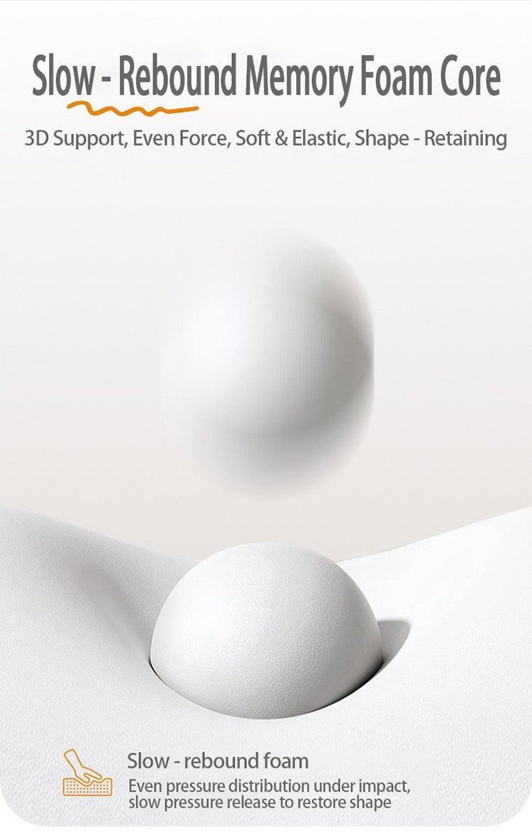 1pc Memory Foam Pillow 2 in 1 Ergonomic Contour Orthopedic Pillows for Sleeping?Cervical Orthopedic Pillow for Neck Pain