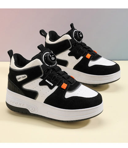 Children Junior Roller Skate Shoes Kids Sneakers with Two Boys Girls Wheels Shoes Running Adult Casual Boys Shoes size 31-42