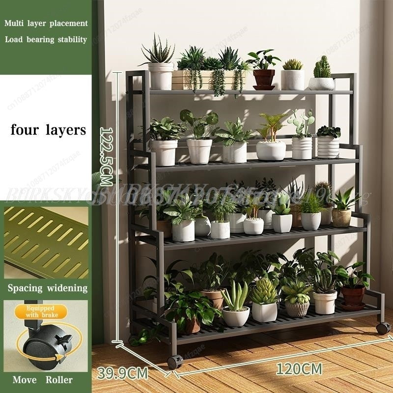 Plant Stand Flower Rack 3 Or 4 Tier Flower Pot Shelf Storage Organizer Display Rack For Indoor Garden Balcony Floor Stand