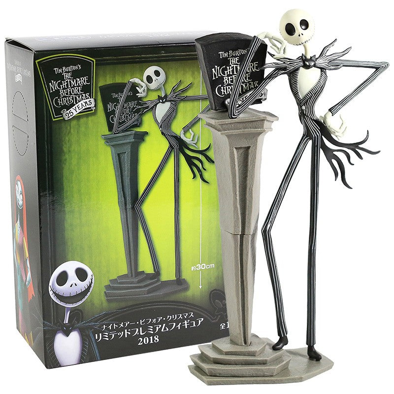The Nightmare Before Christmas Jack Skellington Figures 25th Anniversary Years Tim Burton Figura Collectible Model Toys