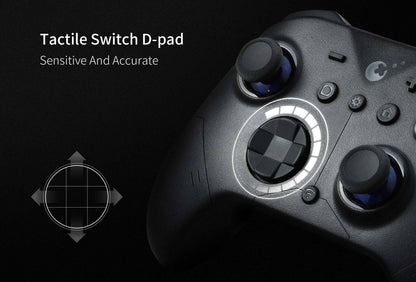 GuliKit ES Pro E-sports Bluetoth Controller,Wireless Gamepad with TMR Joystick for Nintendo Switch 1/2PC Windows Android