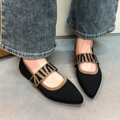 Women's Ballet Flats Casual Shoes Low Heel Barefoot Elegant Woman Sneakers Socofy Comfortable Pointed Toe on Offer Free Shipping