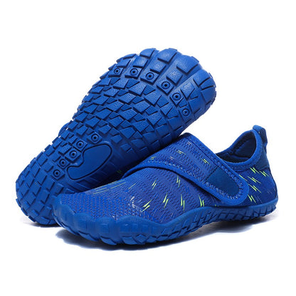 Children Quick Dry Wading Sneakers Boys Girls Light Breathable Beach Aqua Shoes Kid's Elastic Non-slip Water Sports Shoes