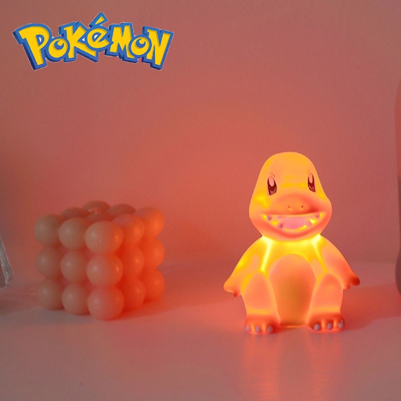 Gengar Pokemon Pikachu Night Light Cute Anime Soft Light Bedroom Bedside LED Light Room Decoration Christmas Children's Toy Gift