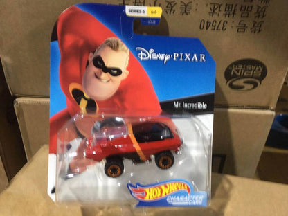 Em Estoque Hot Wheels Disney Série 6 1/64 Pluto Anna Olaf Pumbaa Wall Elsa Bela Baymax Brinquedo Carro Colecionável Veículo Diecast Presente