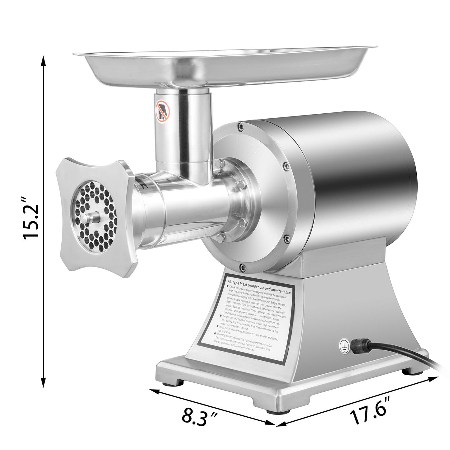 Moedor de Carne Elétrico SucceBuy 1100W Triturador Portátil Liquidificador Processador de Alimentos Ferramentas de Moagem para Cozinha Doméstica Comercial